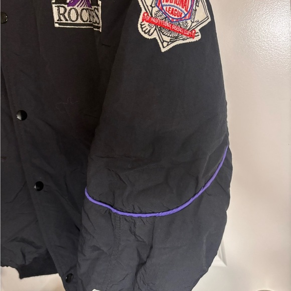 Vintage Colorado Rockies Baseball Starter Jacket - Picture 3 of 6